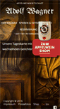 Mobile Screenshot of apfelwein-wagner.com
